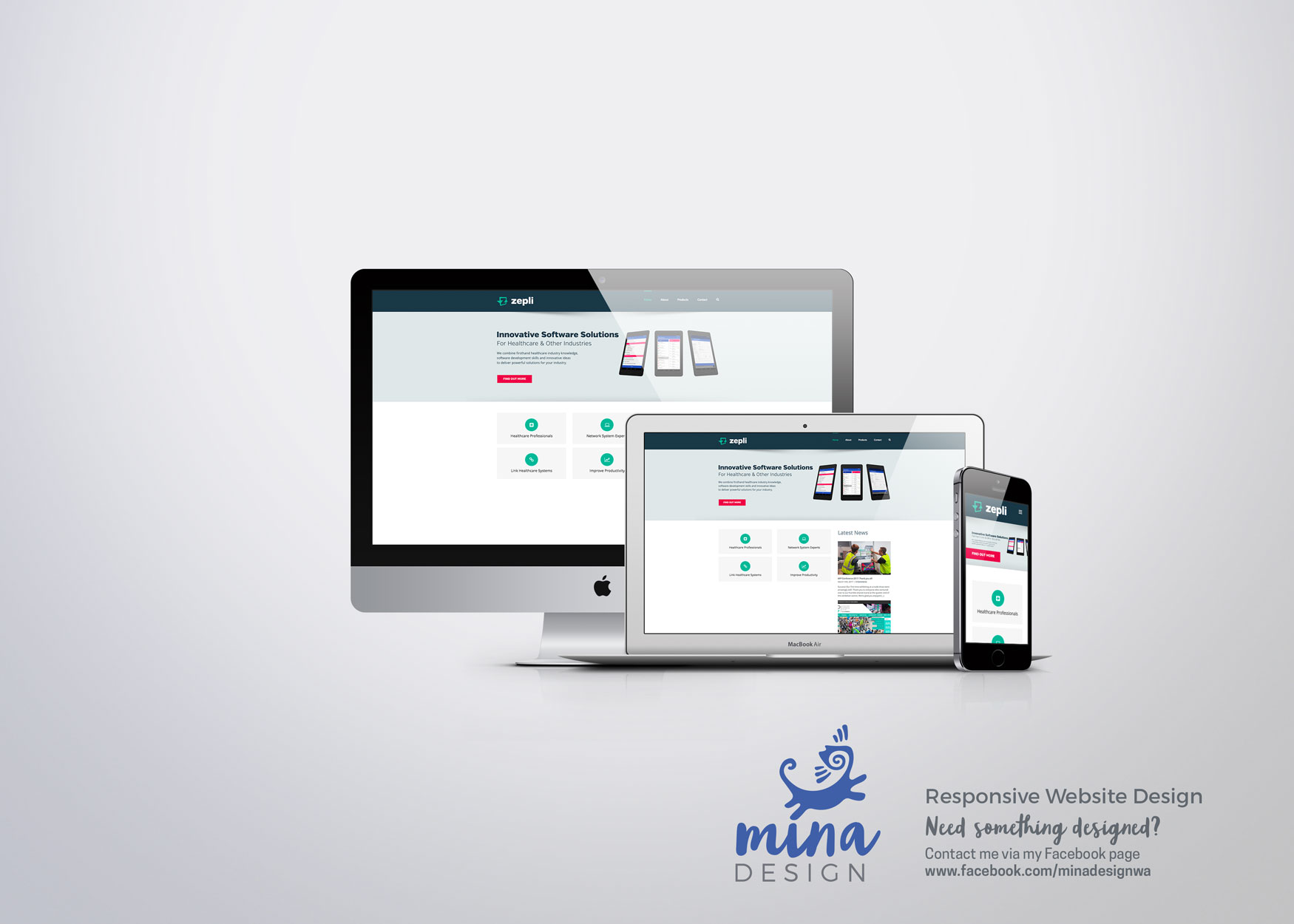 Zepli Website by Mina Design