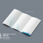 Ernie Hawes Optometrist DL Roll Fold Flyer for Overprinting (inside panels)